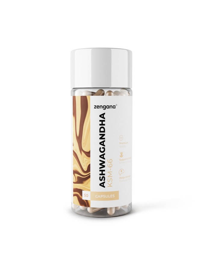 Zengana Ashwagandha KSM-66, 50 kapslí