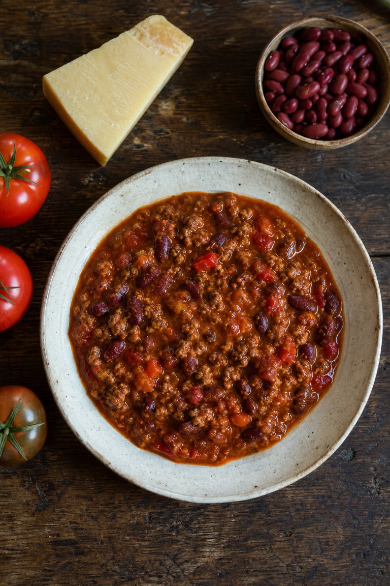 Chilli con carne s fazolemi