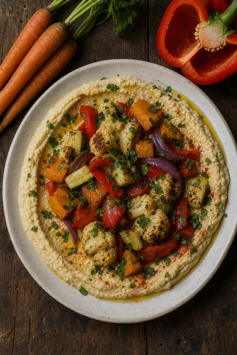 Hummus se zeleninou