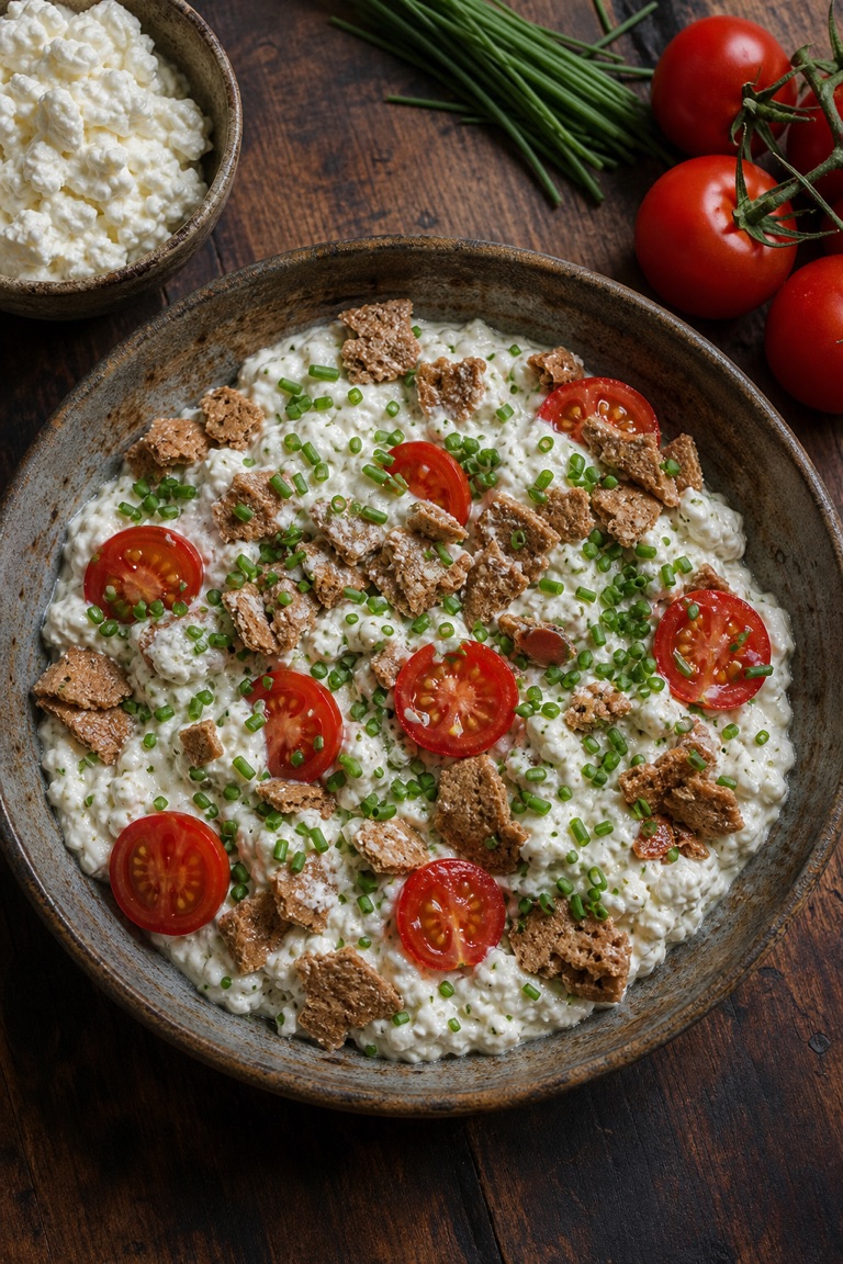 Knäckebrot s tvarohem