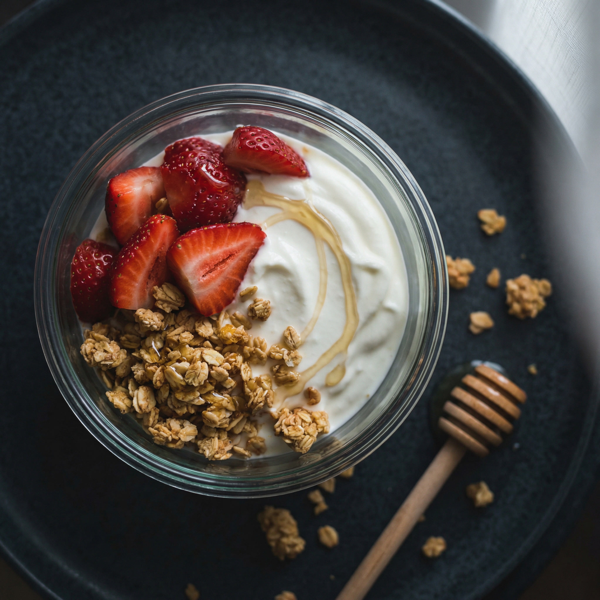 Řecký jogurt s granolou a medem