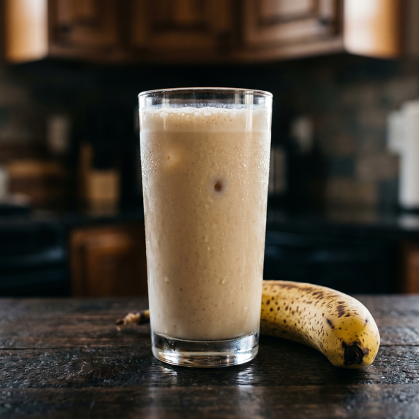 Proteinový shake s banánem