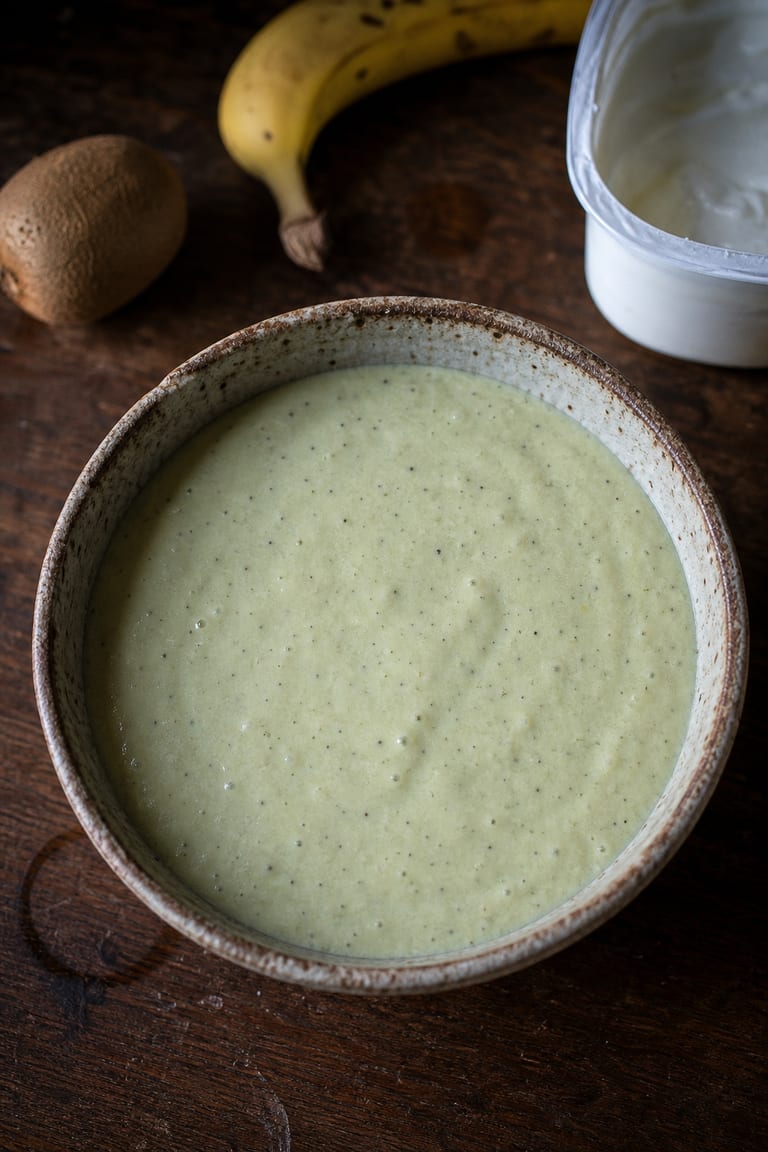 Proteinové smoothie s kiwi a skyrem